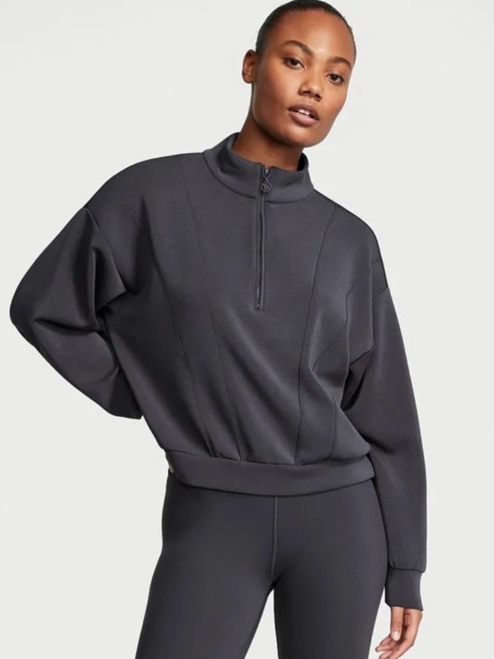 Victoria’s Secret Sandwash Half-Zip Pullover NWT Women’s Size Large